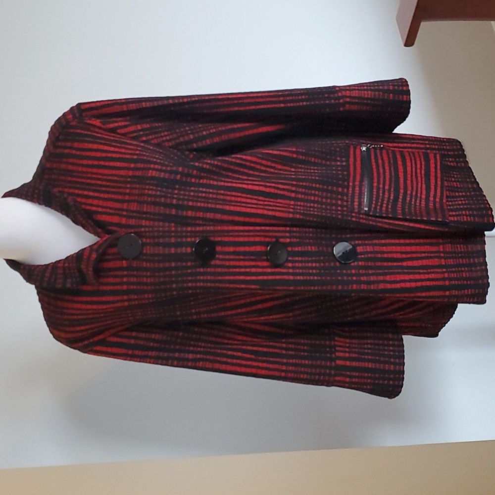 Ali Miles-Blazer, Size L, Red & Black